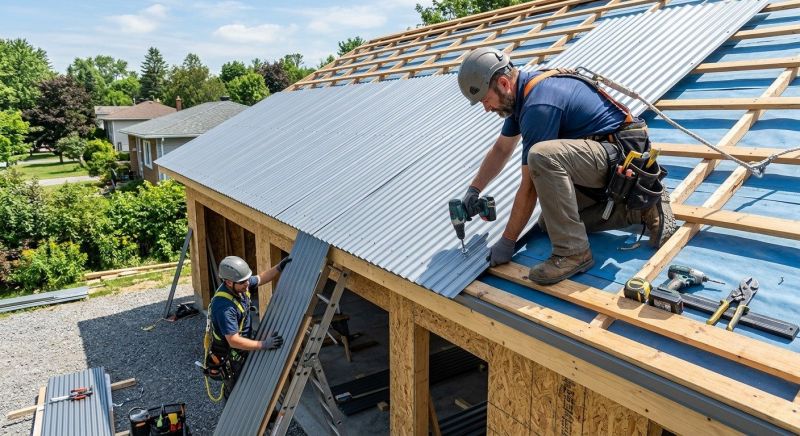 Steel Roof Installation in Fredericksburg, VA