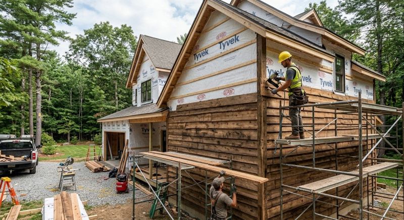 Wood Barn Siding Installation in Stamford, CT