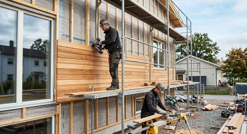 Wood Cladding Installation in Fairfield County, CT