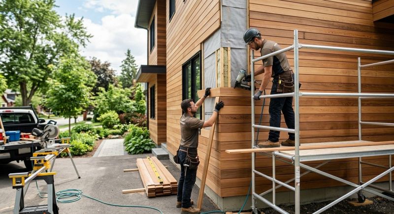Wood Plank Siding Installation in Norwalk, CT