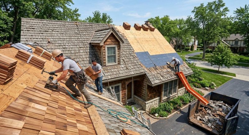 Wood Shake Roof Replacement in Alexandria, VA