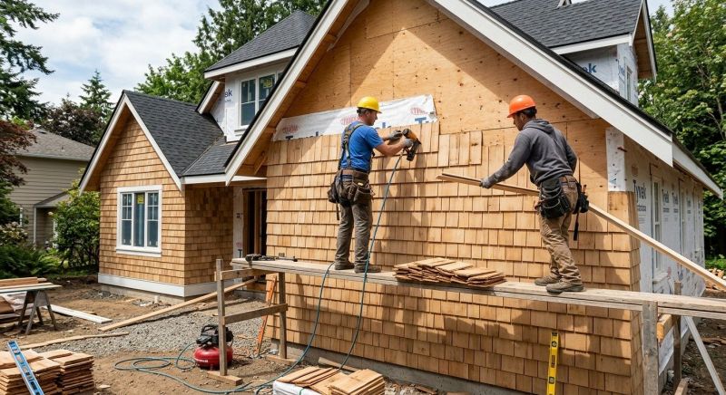Wood Shake Siding Installation in Norwalk, CT