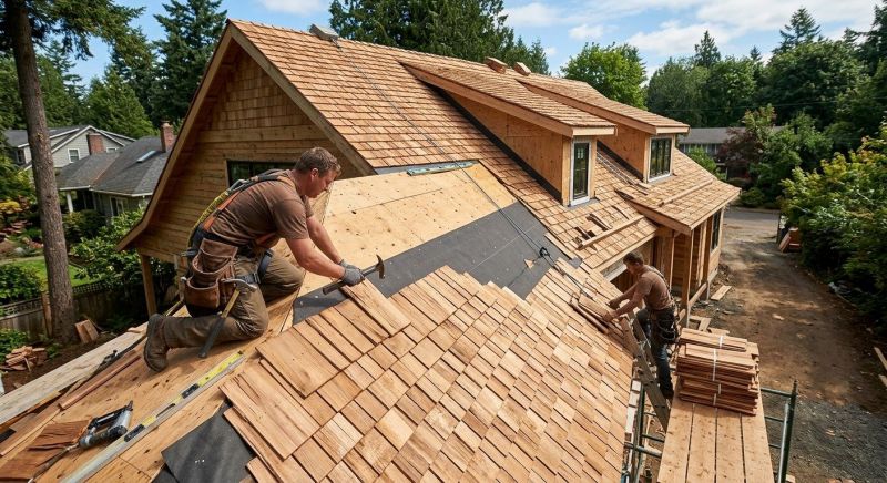 Wooden Roof Installation in Alexandria, VA